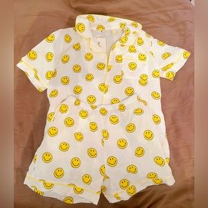 Smiley face pajama set